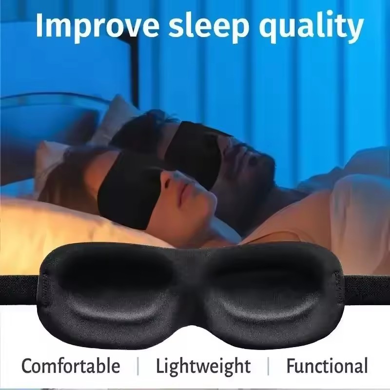 Sleep Eye Mask 3D - Breathable 3D Adjustable Sleep Mask –
