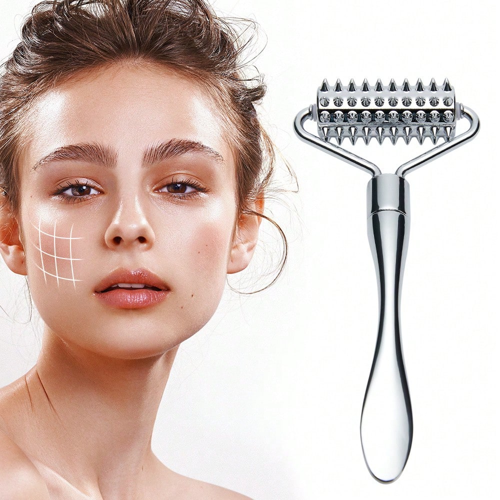 Reflexology Foot Roller - Stainless Steel Facial Massage Roller Deep
