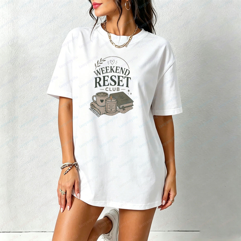 Weekend Reset Club T-Shirt Sel - огляд і ціна Health Wellness Gifts Women