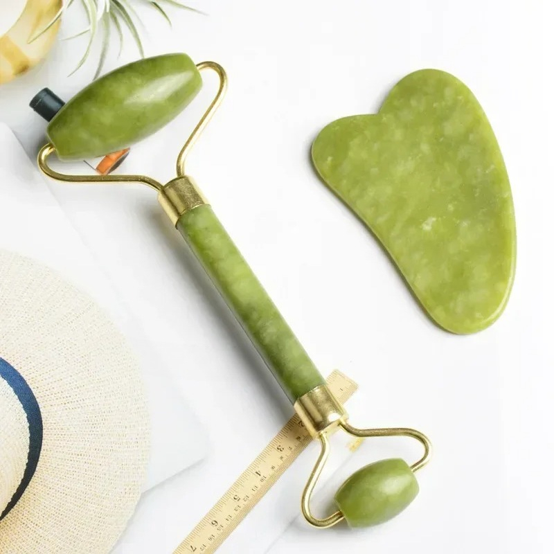 Natural jade roller massager,  - огляд і ціна Reflexology Foot Roller