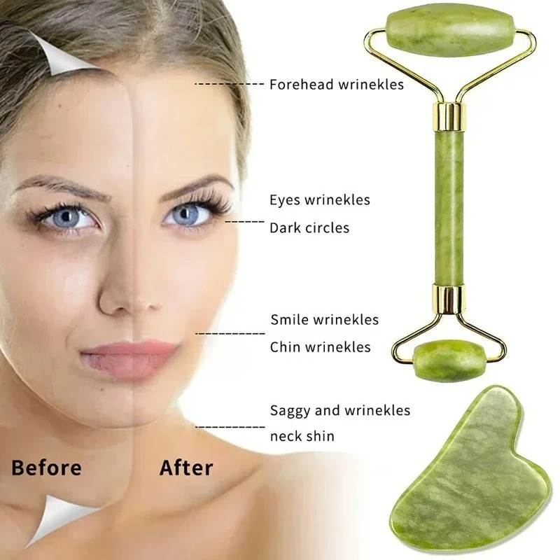 Natural jade roller massager,  - огляд і ціна Reflexology Foot Roller