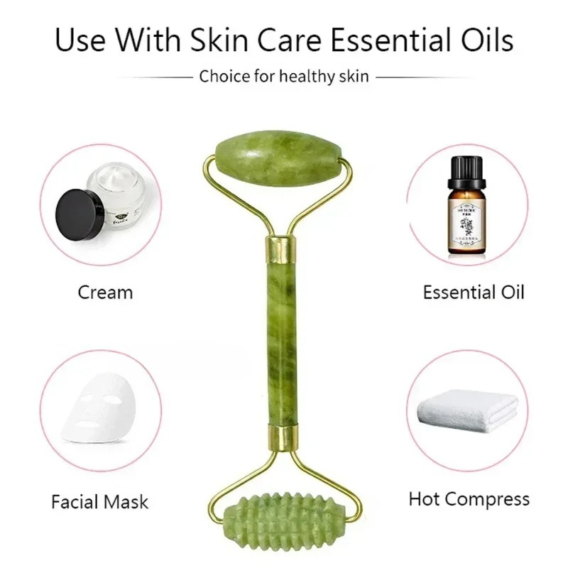 Natural jade roller massager,  - огляд і ціна Reflexology Foot Roller