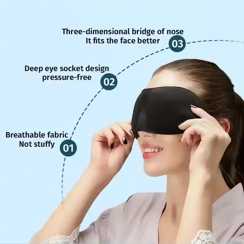 Super Soft 3D Sleeping Mask -  - огляд і ціна Sleep Eye Mask 3D