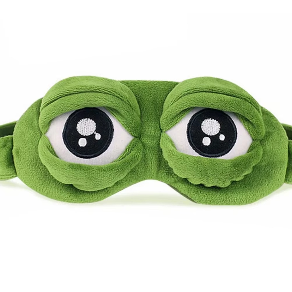 3D Sad Frog Sleep Mask Natural - огляд і ціна Sleep Eye Mask 3D