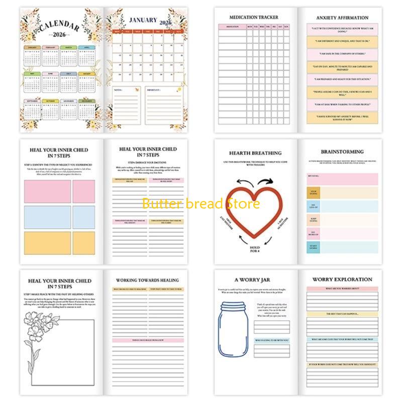W89C Therapeutic Activity Writ - огляд і ціна Health Wellness Planner