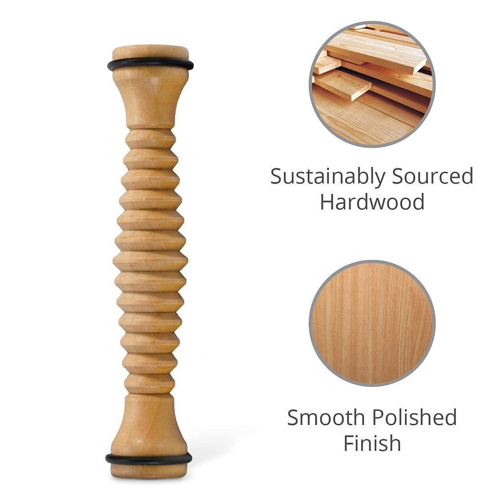 Wooden Massager Body Back Wood - огляд і ціна Reflexology Foot Roller