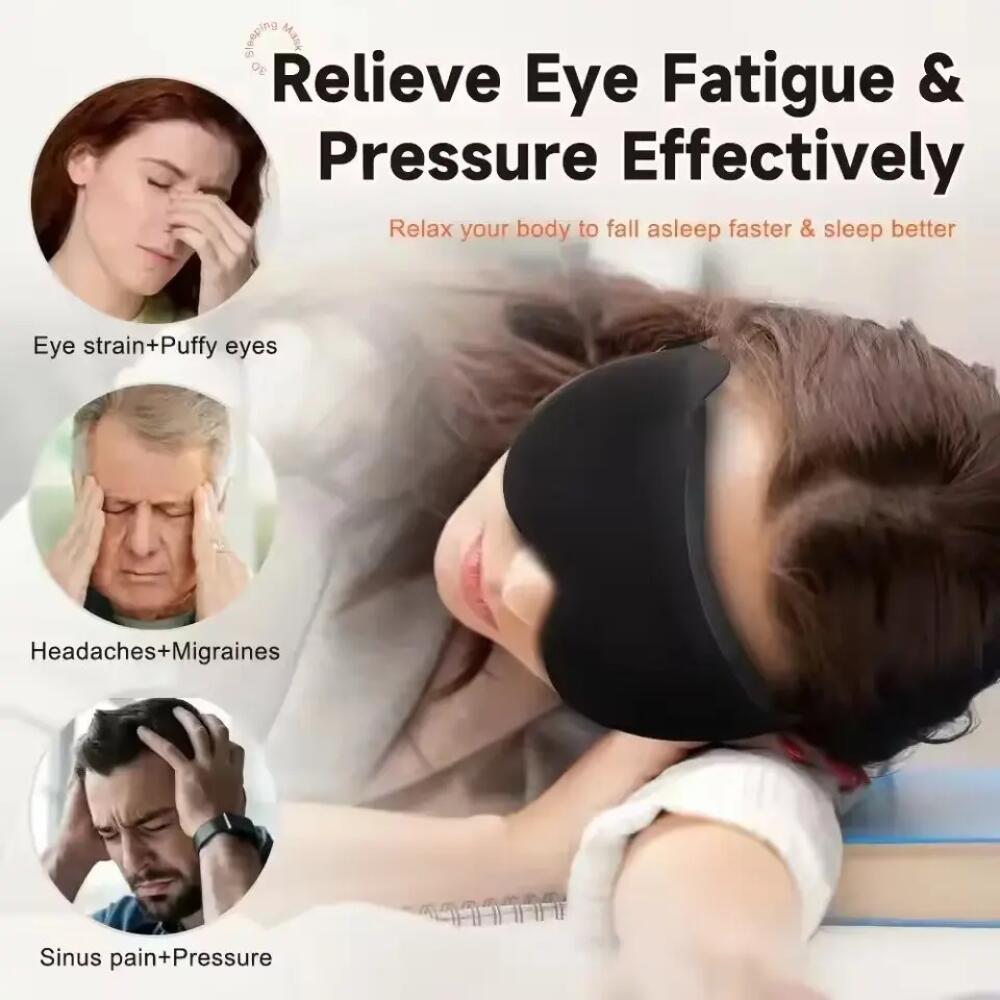 New 3D Sleep Eye Mask Stereosc - огляд і ціна Sleep Eye Mask 3D