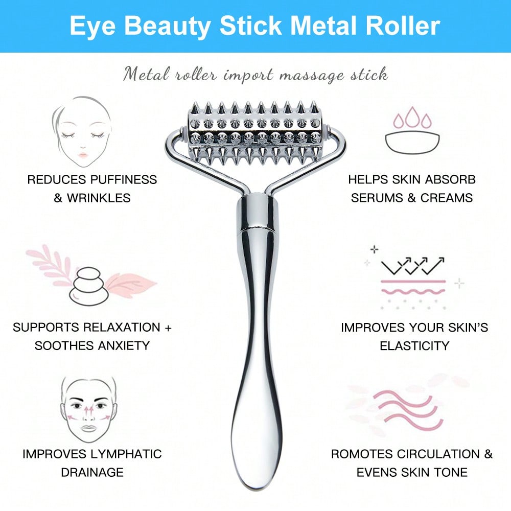 Stainless Steel Facial Massage - огляд і ціна Reflexology Foot Roller