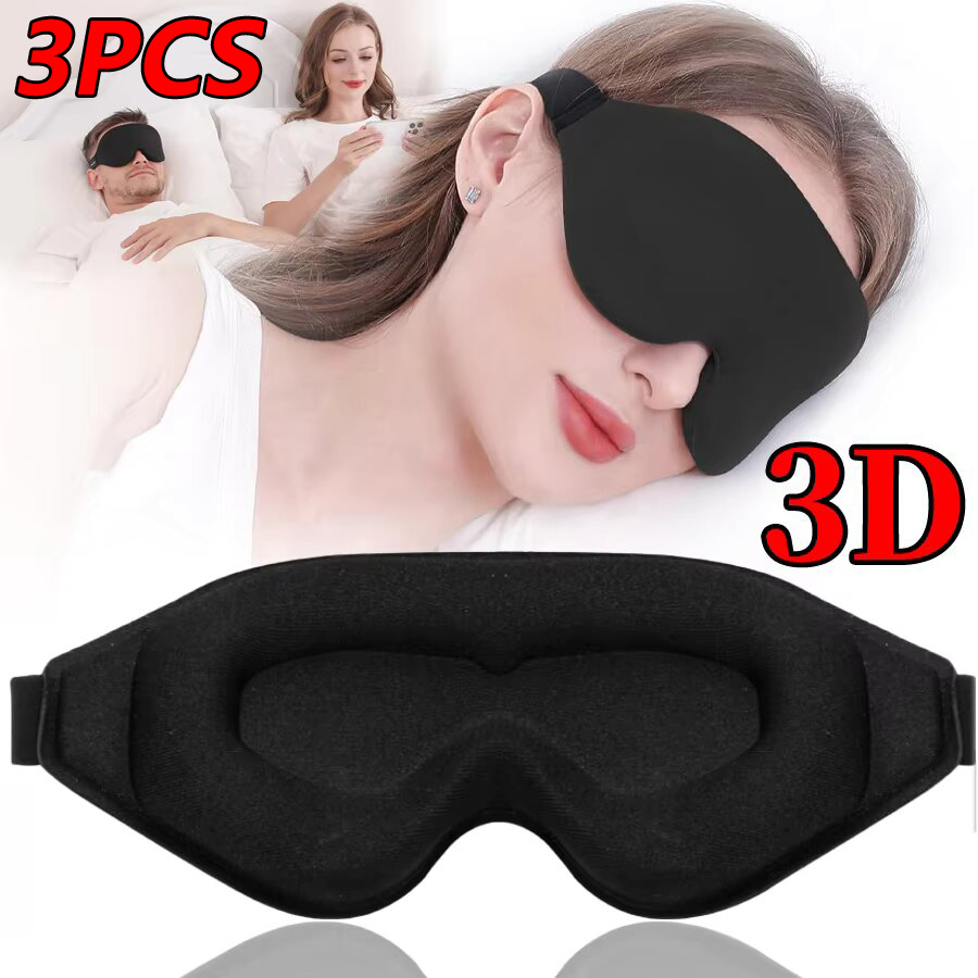 3PCS 3D Memory Foam Sleep Eye  - огляд і ціна Sleep Eye Mask 3D