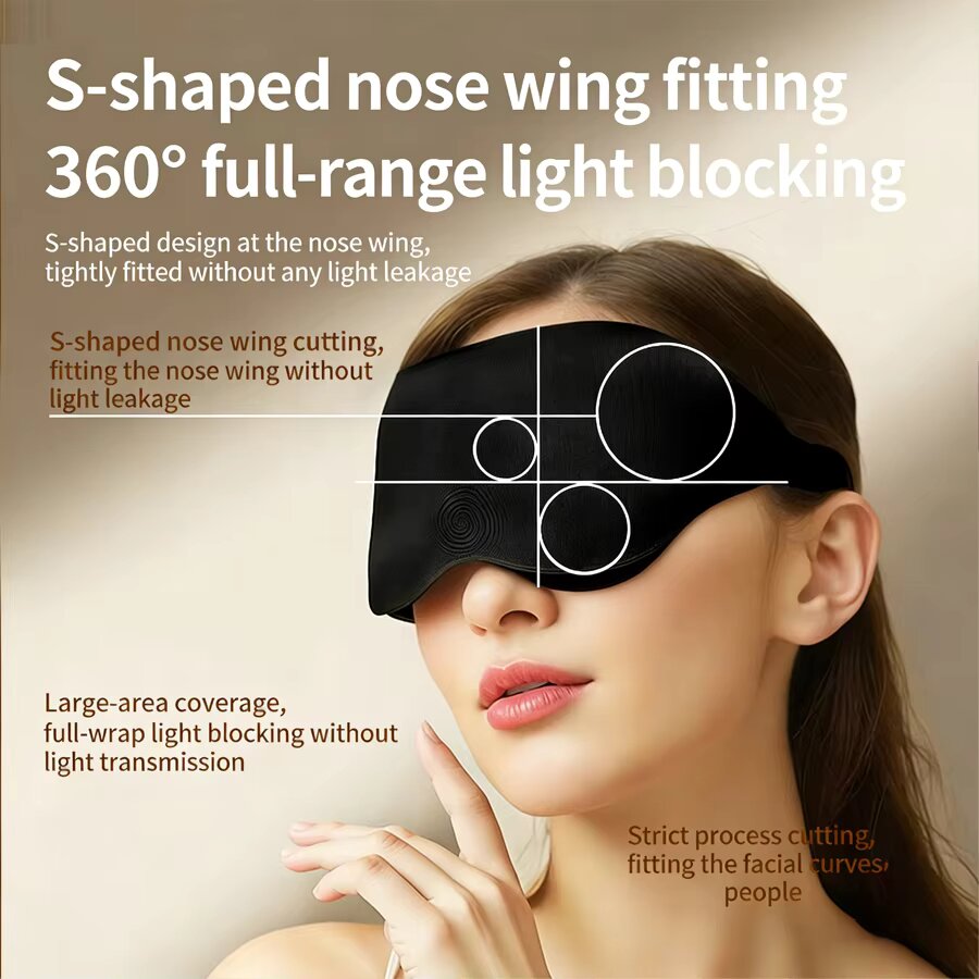 3PCS 3D Memory Foam Sleep Eye  - огляд і ціна Sleep Eye Mask 3D