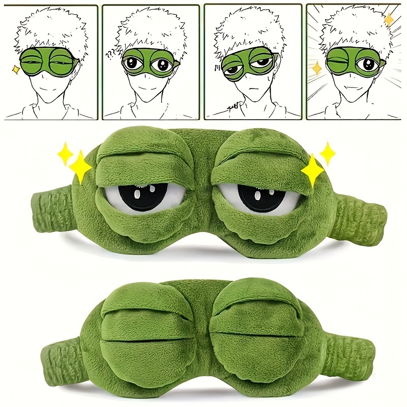 Sleep Eye Mask 3D Cute Frog Fu - огляд і ціна Sleep Eye Mask 3D