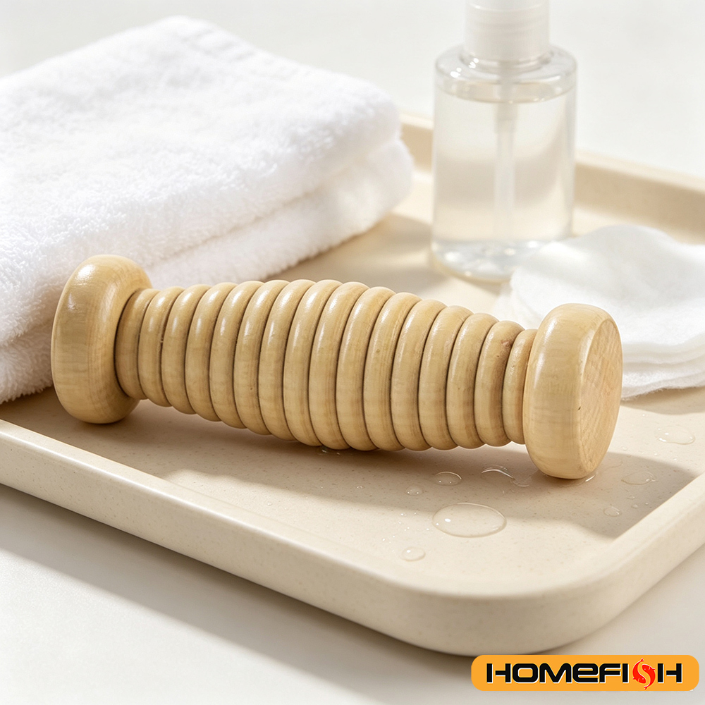 Wooden Massager Body Back Wood - огляд і ціна Reflexology Foot Roller