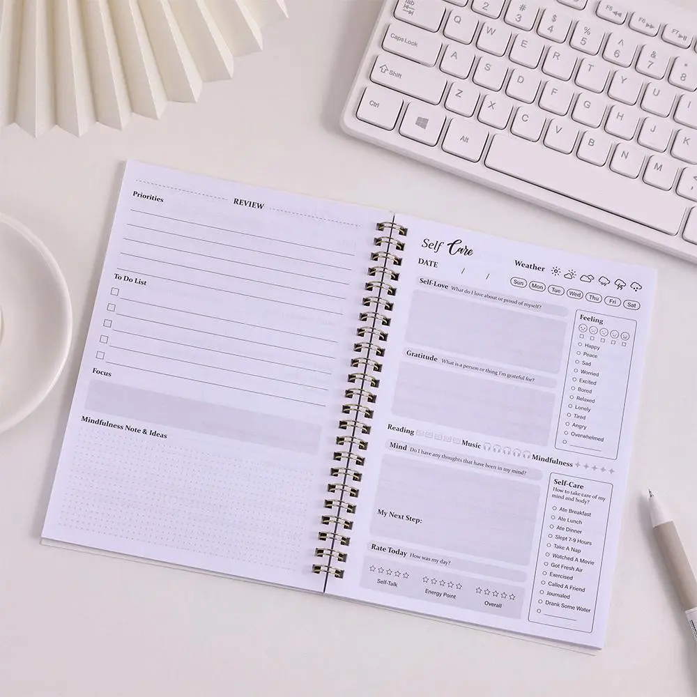 Daily Self-Care Journal, 5-Min - огляд і ціна Health Wellness Planner